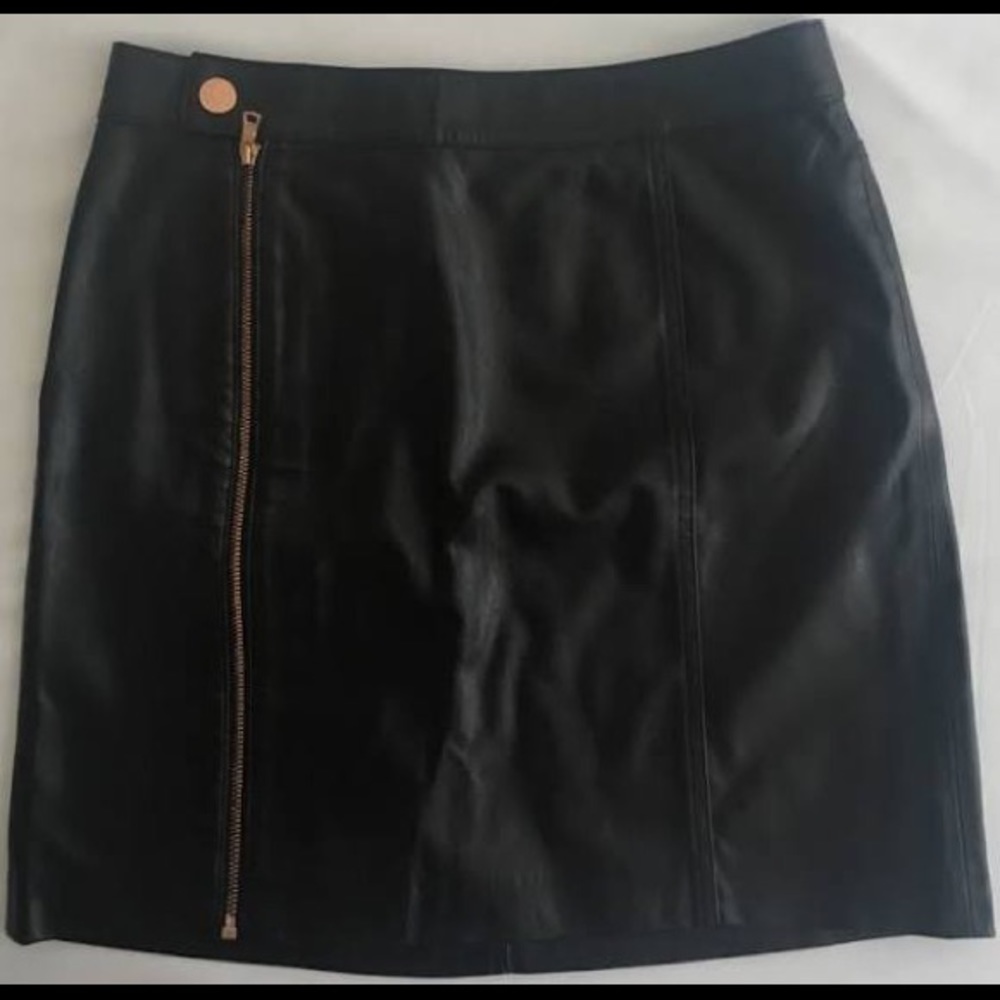 Armani Exchange Leather Skirt